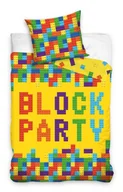 Pościel dla dzieci - Komplet Pościeli Block Party Klocki NL235044 140 x 200 cm - miniaturka - grafika 1