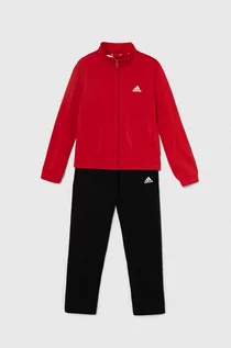 Dresy i komplety dla chłopców - adidas komplet dziecięcy kolor czerwony - grafika 1