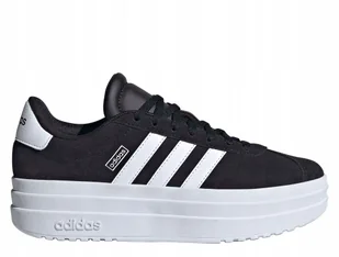 Buty damskie adidas VL Court Bold czarne skóra sneakers IH4777 36 - Buty sportowe damskie - miniaturka - grafika 1