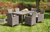 Meble ogrodowe - TOSCANA 6+1 Cappuccino - miniaturka - grafika 1