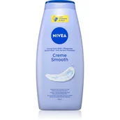 Kosmetyki do kąpieli - NIVEA Creme Smooth kremowy żel pod prysznic 750 ml - miniaturka - grafika 1