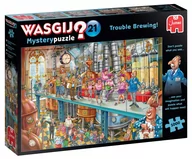 Puzzle - Jumbo Wasgij Mystery 21, Trouble Brewing, puzzle dla dorosłych, 1000 sztuk 25006 - miniaturka - grafika 1