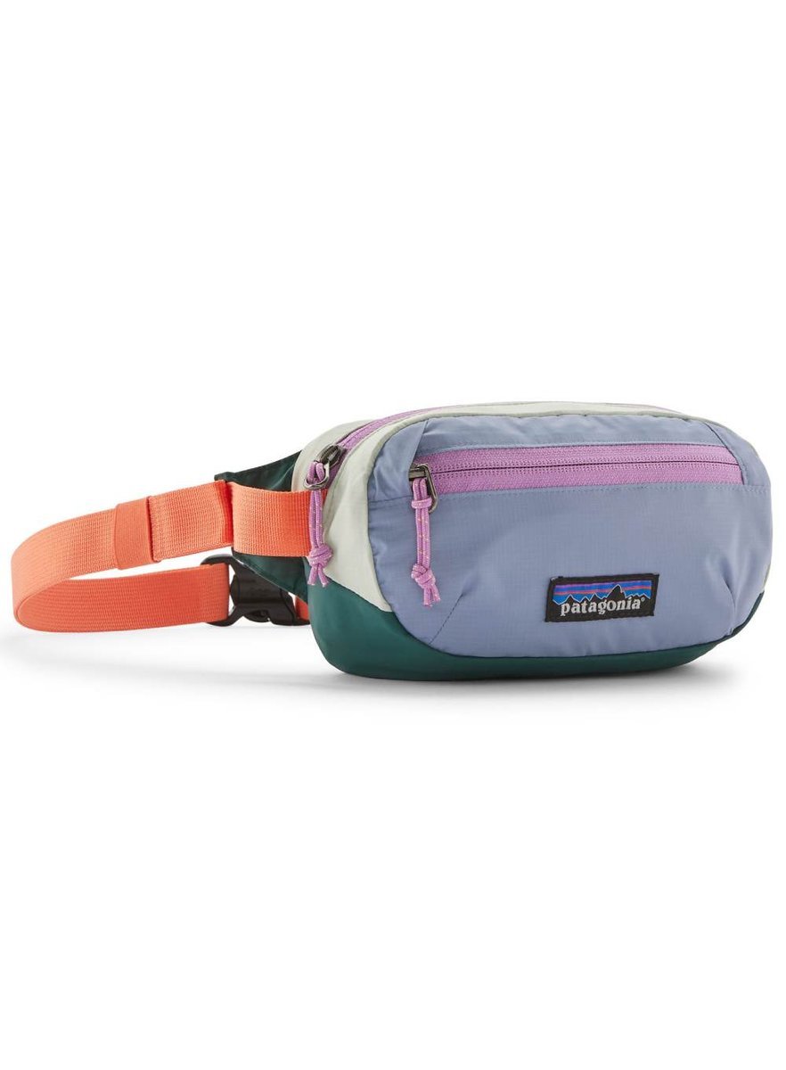 Torba biodrowa Patagonia Terravia Mini Hip Pack - patchwork / barnacle blue