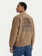 Bluzy męskie - RVCA Bluza Palm Crest EVYSF00141 Beżowy Boxy Fit - miniaturka - grafika 1