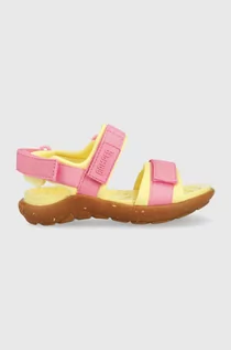 Buty dla dziewczynek - Camper sandały dziecięce kolor żółty - grafika 1
