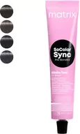 Farby do włosów i szampony koloryzujące - Matrix SoColor Sync Pre-bonded Power Cools popielaty toner do włosów 90ml - miniaturka - grafika 1