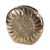 Wazony i flakony - Wazon EUROFIRANY Elixir, złoty, 37x14x38 cm - miniaturka - grafika 1