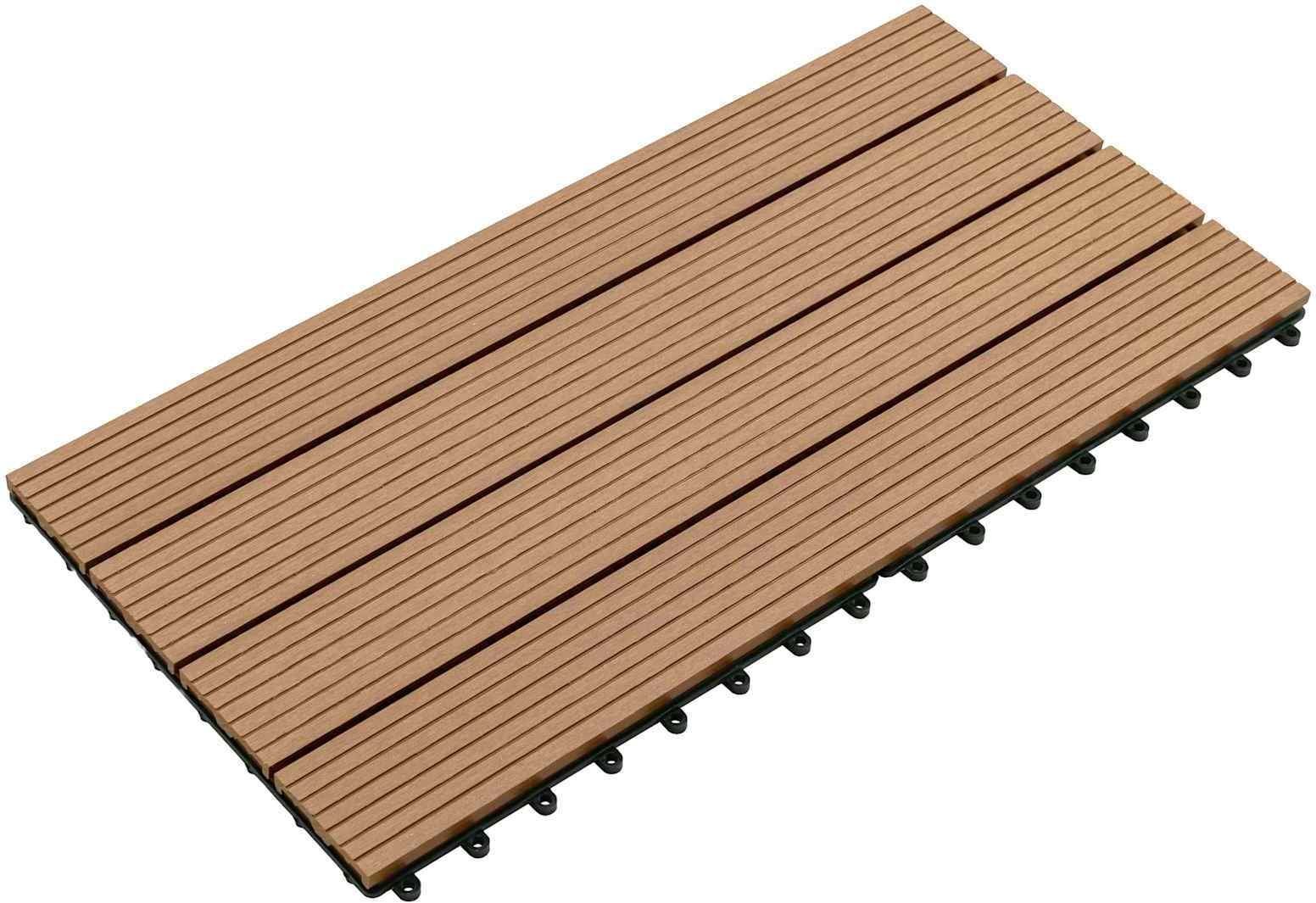 vidaXL Płytka Tarasowa 6 pcs Brązowy 60 x 30 cm