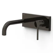 Baterie umywalkowe - Element naścienny do podtynkowego korpusu baterii umywalkowej Tres Study czarny 26230031KM - miniaturka - grafika 1