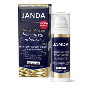 Janda Szafirowy Nośnik, dermosenolityczny koncentrat młodości, 30 ml - Serum do twarzy - miniaturka - grafika 1