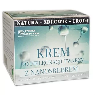 PRO AKTIV Krem do twarzy z nanosrebrem, kwasem hialuronowym i ekstraktem z alg 50ml PRO AKTIV 21PRAKRESR - Kremy do twarzy - miniaturka - grafika 2