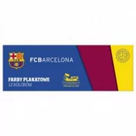 Przybory szkolne - Derform Farby plakatowe FC Barcelona 12 kolorów - miniaturka - grafika 1