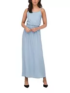 Sukienki - ONLY Damska sukienka Onlpema Win Life Sl Long DNM Dress Noos, jasnoniebieska denim, XS - miniaturka - grafika 1