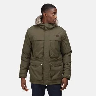 Regatta Męska Kurtka Zimowa Parka Podgrzewana Volter Ciemne Khaki, Rozmiar: L - Kurtki męskie - miniaturka - grafika 1