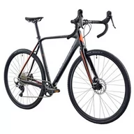 Rowery - Rower gravel FONDRIEST Raptor 2.0 M23 28 cali męski Czarno-pomarańczowy - miniaturka - grafika 1