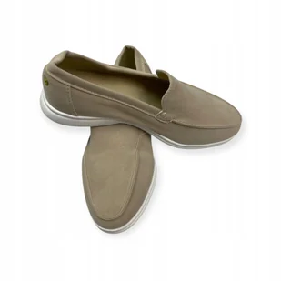 Mokasyny męskie zamszowe Old Money 43 - Mokasyny męskie - miniaturka - grafika 1