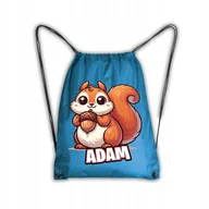 Plecaki worki - Worek Szkolny Na Buty Workoplecak WF WIEWIÓR WIEWIÓRKA + IMIĘ #1 #1 - miniaturka - grafika 1