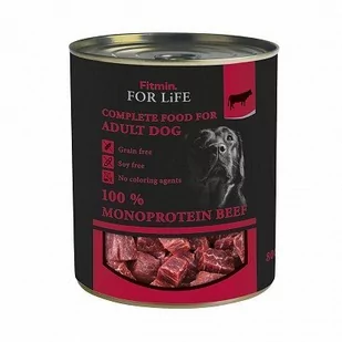 Fitmin FFL dog karma mokra dla psa z wołowiną 800g 61070 - Mokra karma dla psów - miniaturka - grafika 1