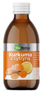 EkaMedica Sok Kurkuma z Cytryną Suplement Diety 250ml - - Soki i napoje niegazowane - miniaturka - grafika 1