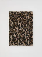 Czapki damskie - Reserved - Szal w panterkę - wielobarwny - miniaturka - grafika 1