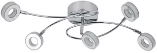 Candellux Lampa sufitowa VINOLA 5x5W Chrom 98-66039 - Lampy sufitowe - miniaturka - grafika 1