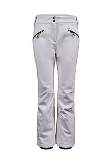 Spodnie damskie - Killtec Damskie spodnie Thônes WMN Ski Sftshll PNTS A Softshell z łapaczem śniegu, białe, 40 36410-000 - grafika 1