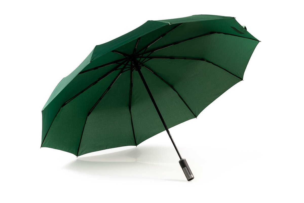 Parasol Ring składany 10-szprychowy, automatyczny 115 cm zielony khaki