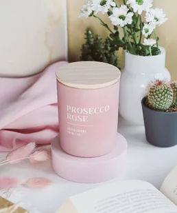 Wosk i knot Wosk i Knot Świeca Sojowa Prosecco Rose 9300-94099 - Świece - miniaturka - grafika 1
