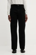 Spodnie męskie - Dickies spodnie sztruksowe męskie kolor czarny proste DK0A863V - miniaturka - grafika 1