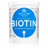 Maski do włosów - Kallos KJMN Maska do włosów upiększająca BIOTIN 1000 ml - miniaturka - grafika 1