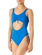 Stroje kąpielowe - KENDALL & KYLIE Damski jednoczęściowy kostium kąpielowy, Petrol Blue, L - miniaturka - grafika 1