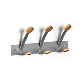 Wieszaki i stojaki - B2B Partner Wieszak ścienny, 3 haczyki 8021 - miniaturka - grafika 1