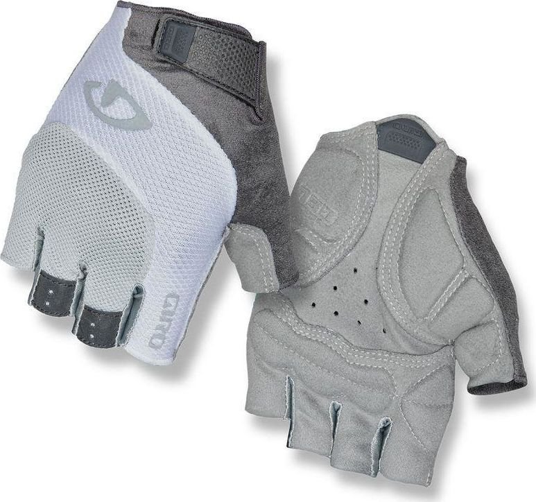 Giro Rękawiczki damskie Tessa Gel krótki palec grey white roz. XL