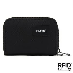 Portfel mały RFID Pacsafe - czarny - Portfele - miniaturka - grafika 1