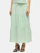 Spódnice - Vila Spódnica maxi Lania 14105428 Zielony Regular Fit - miniaturka - grafika 1