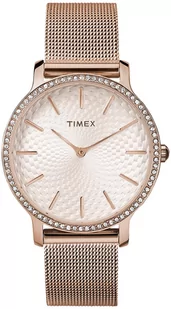 Zegarek Zegarek Timex TW2V52500 Transcend 34mm Stainless Steel Bracelet - Zegarki damskie - miniaturka - grafika 1