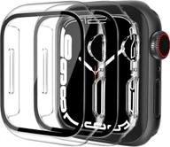 Akcesoria do smartwatchy - 2x ETUI CASE NA ZEGAREK APPLE WATCH 7 45 MM PRZEŹROCZYSTY TWARDY - miniaturka - grafika 1