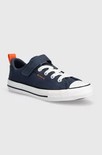 Buty dla chłopców - Converse tenisówki dziecięce A07384C kolor niebieski - grafika 1