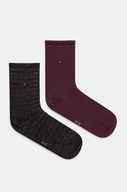 Skarpetki damskie - Tommy Hilfiger skarpetki 2-pack damskie 100001494 - miniaturka - grafika 1