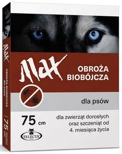Selecta HTC Obroża Max Ger biobójcza dla psa przeciw pchłom i kleszczom 75cm [SE-0902] 9690 - Artykuły przeciw pasożytom - miniaturka - grafika 1