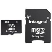 Karty pamięci - Integral Class 4 4GB (INMSDH4G4V2) - miniaturka - grafika 1