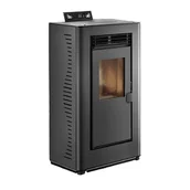 Piece i kotły grzewcze - Golden Stone Golden WiFi Tuya Smart Life 9 Kw czarny - miniaturka - grafika 1