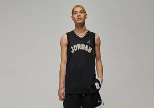Nike Air Jordan Sport Dna Mesh Jersey Black - Koszulki męskie - miniaturka - grafika 1