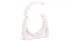 tt plast Uchwyt zamknięty do rur 50mm biały UZ 50 10503 100szt. 100szt. - Rury i kanały wentylacyjne - miniaturka - grafika 1