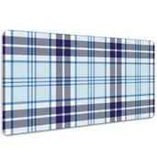 Podkładki na biurko - Mata na biurko Szkocka krata 100x50 cm - miniaturka - grafika 1