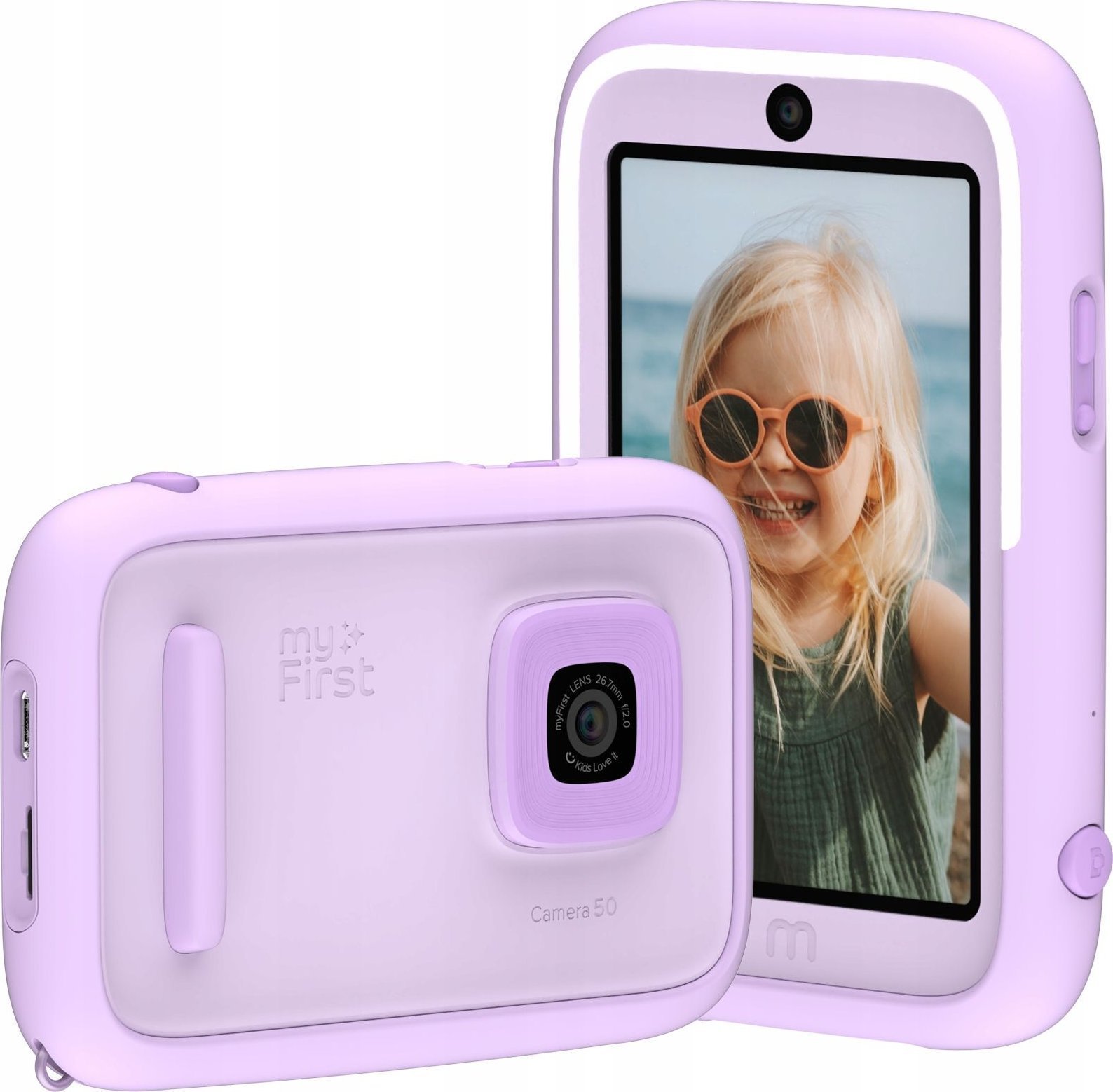 Aparat AI 2x 20MP Selfie 16MP Kamera HD 1080p dla Dziecka MyFirst / Camera 50 / Różowy