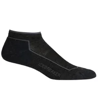 Skarpetki damskie - Skarpety Icebreaker Cool-Lite Hike Merino Low Cut 1046640111 - czarne - miniaturka - grafika 1