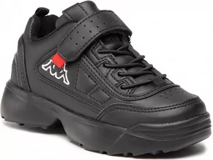 Kappa Rave NC K 260782K-1111 chłopięce sneakersy, czarne, rozmiar 26 - Buty dla chłopców - miniaturka - grafika 1