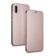 Etui i futerały do telefonów - NoName Etui Book Magnetic Huawei Y6s 2019 różow o-złoty/rose gold - miniaturka - grafika 1