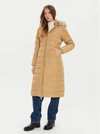Kurtki damskie - Tommy Hilfiger Kurtka puchowa Heritage WW0WW43601 Beżowy Regular Fit - miniaturka - grafika 1